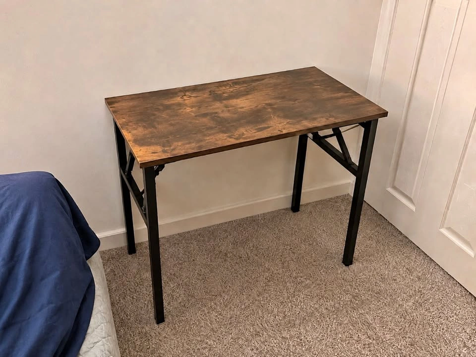 DlandHome Folding Computer Desk – Like New - 80x40 cm