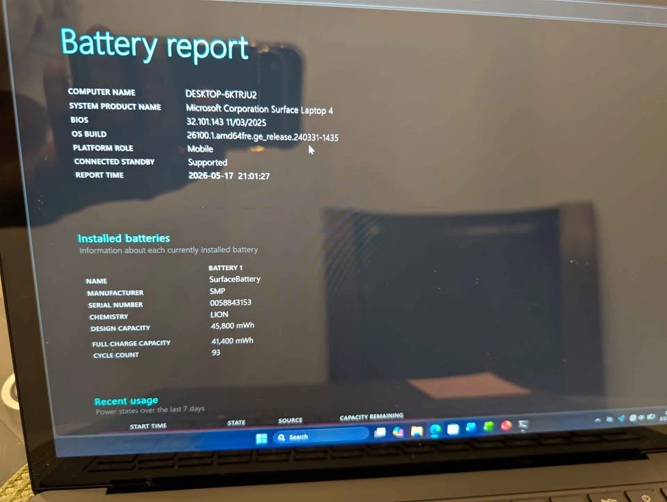 Microsoft Surface Laptop 4 i5 16GB RAM 256GB SSD - photo 5