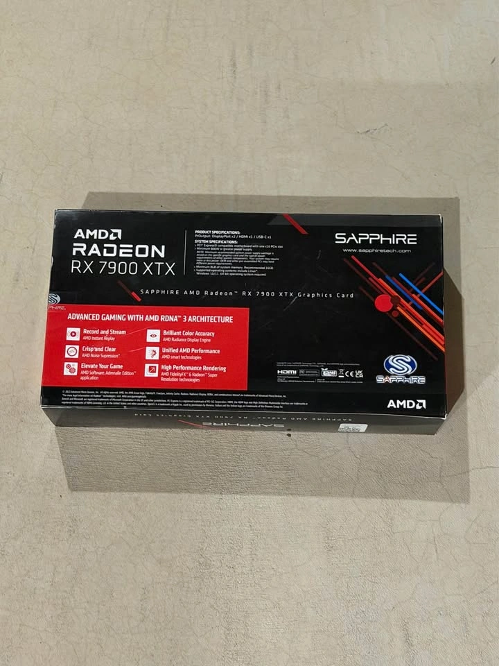 AMD Radeon RX 7900 XTX 24GB GPU - photo 3