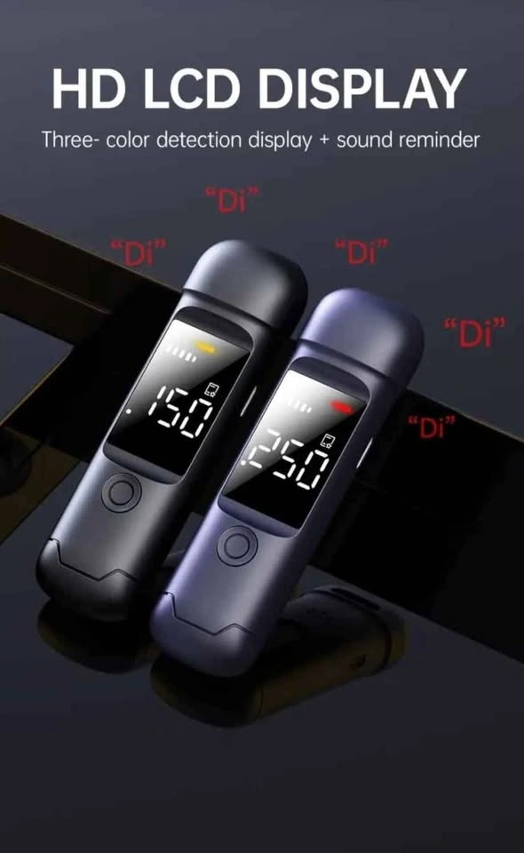 Digital Alcohol Tester Breathalyzer USB-C Rechargeable - photo 3