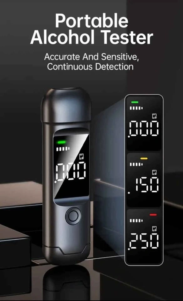 Digital Alcohol Tester Breathalyzer USB-C Rechargeable - photo 5