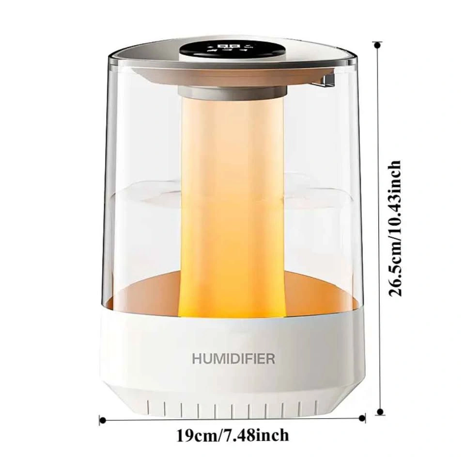 5L Large Humidifier with Warm Night Light & Double Mist - photo 2