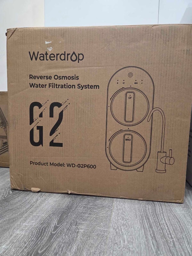 Waterdrop G2P600 RO Water Filter System - New - photo 2
