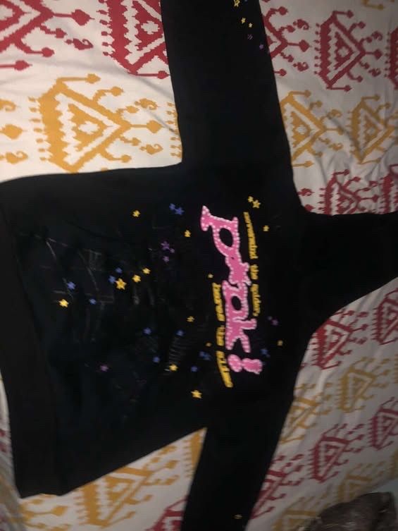 Sp5der Pink Hoodie - photo 2