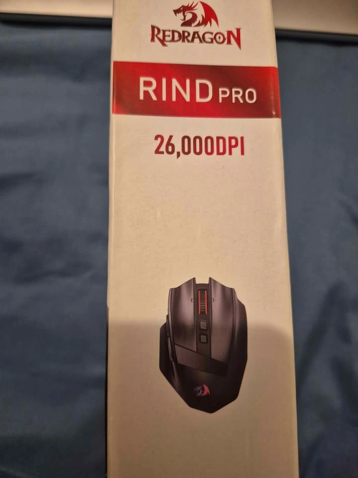 Redragon RIND Pro Wireless Gaming Mouse (26K DPI, RGB, Tri-Mode) - photo 4