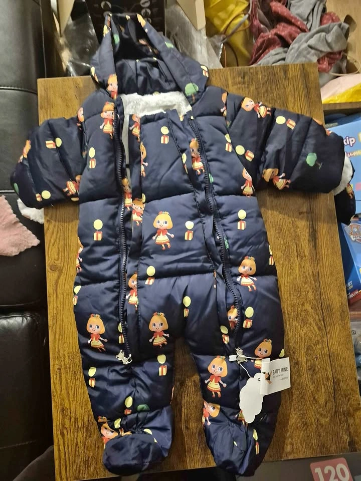 Baby Winter Snowsuit – Sherpa Lined – 6–9 Months – NEW