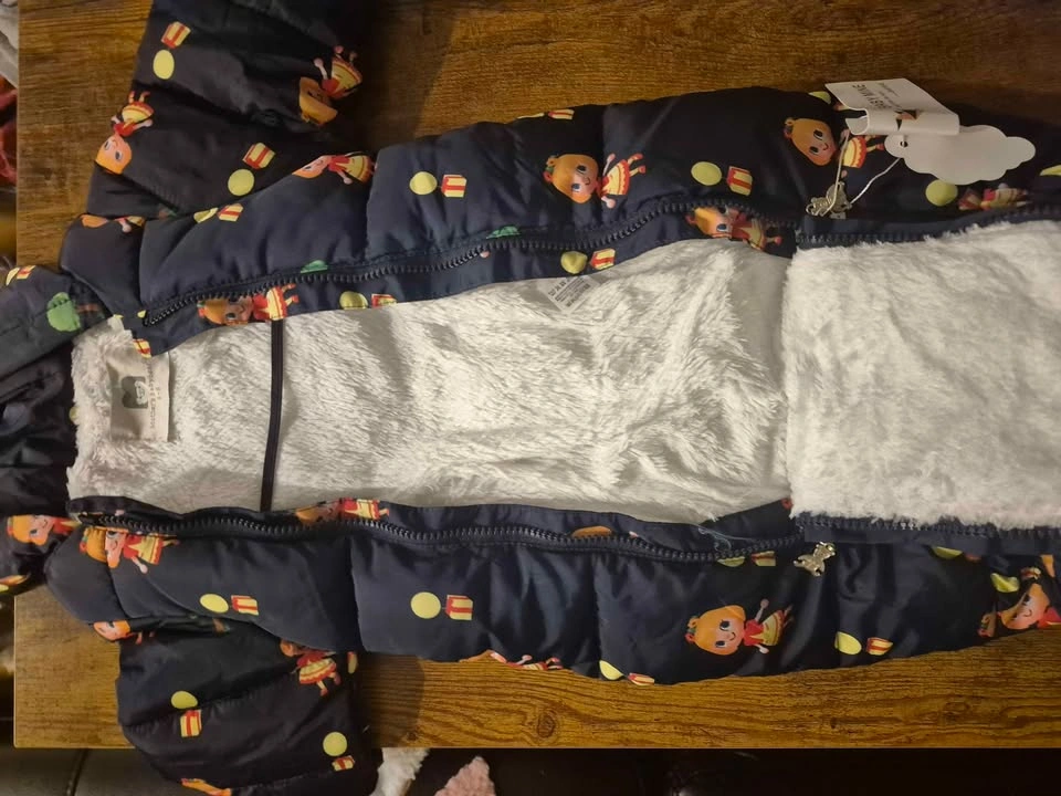 Baby Winter Snowsuit – Sherpa Lined – 6–9 Months – NEW - photo 2