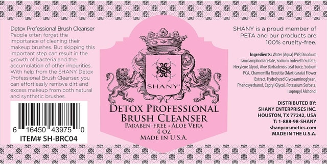 NEW SHANY Detox Professional Brush Cleanser, Instant Dry, 4Oz - photo 2
