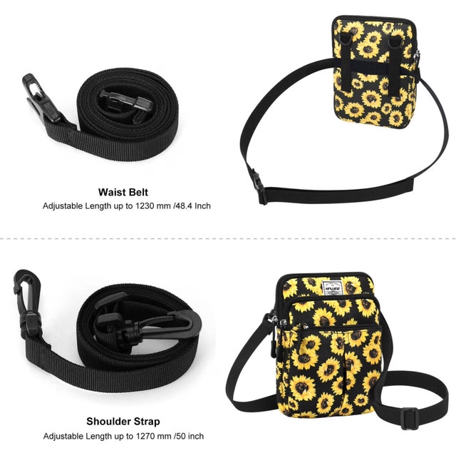 NEW Sunflower HAWEE Multifunctional Cross Body Shoulder Purse - photo 5
