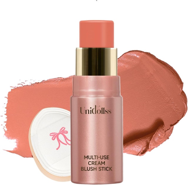 Unidollss 3-in-1 Cream Blush Stick (Cheeks, Eyes, Lips)