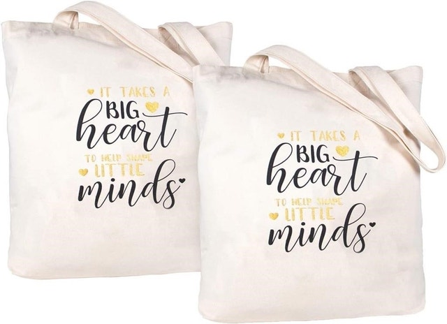 NEW Teacher Appreciation Gifts Daycare Canvas Tote Bag