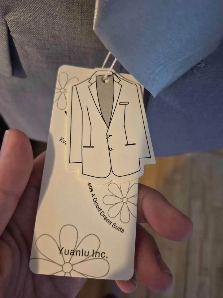 Boys Light Grey 5-Piece Formal Suit Set Size 12 – Brand New - photo 5