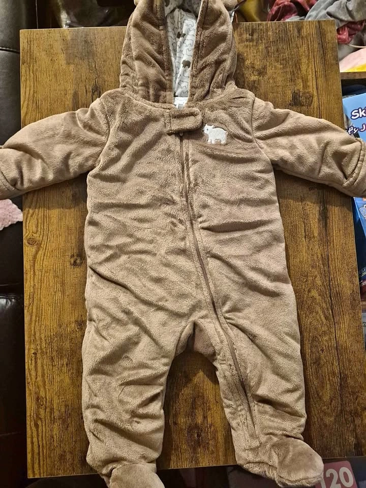 Baby Fleece Snowsuit – Carter’s Simple Joys – 3–6 Months