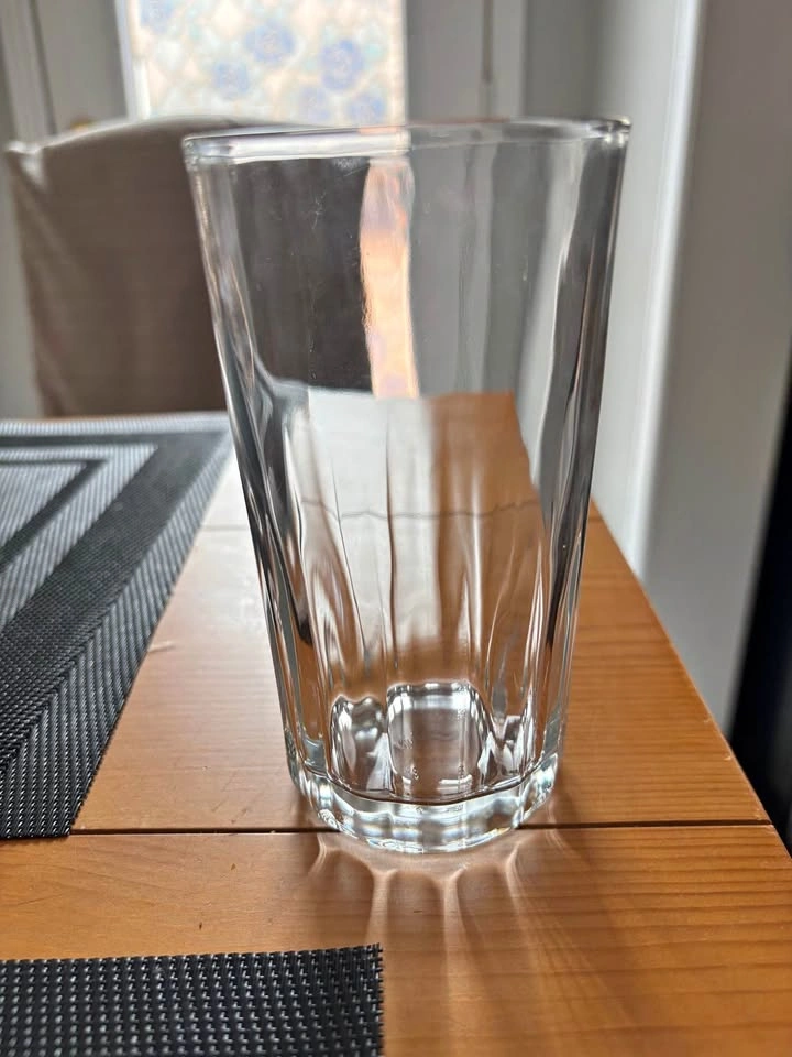 Glass cups- Set of 8