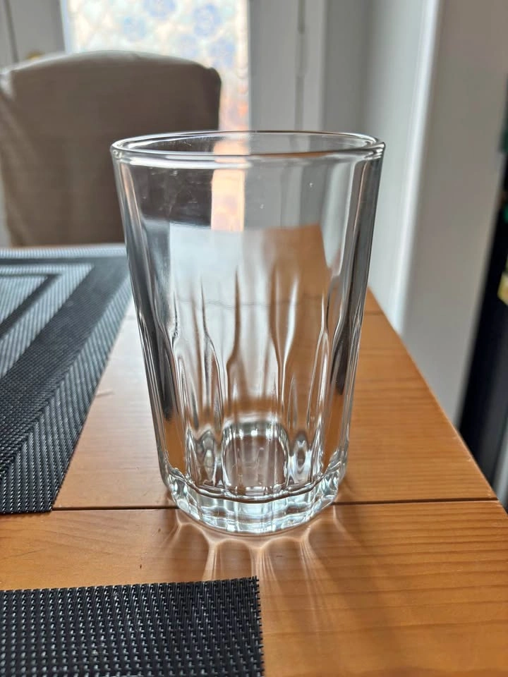 Glass cups- Set of 8
