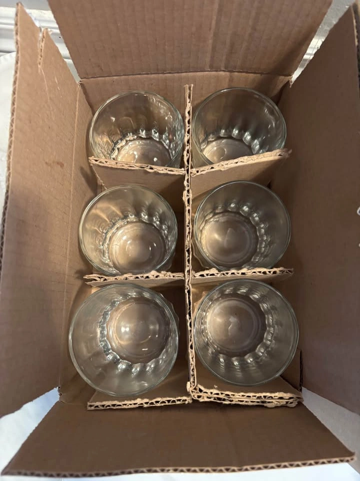 Glass cups - Set of 6 - photo 3