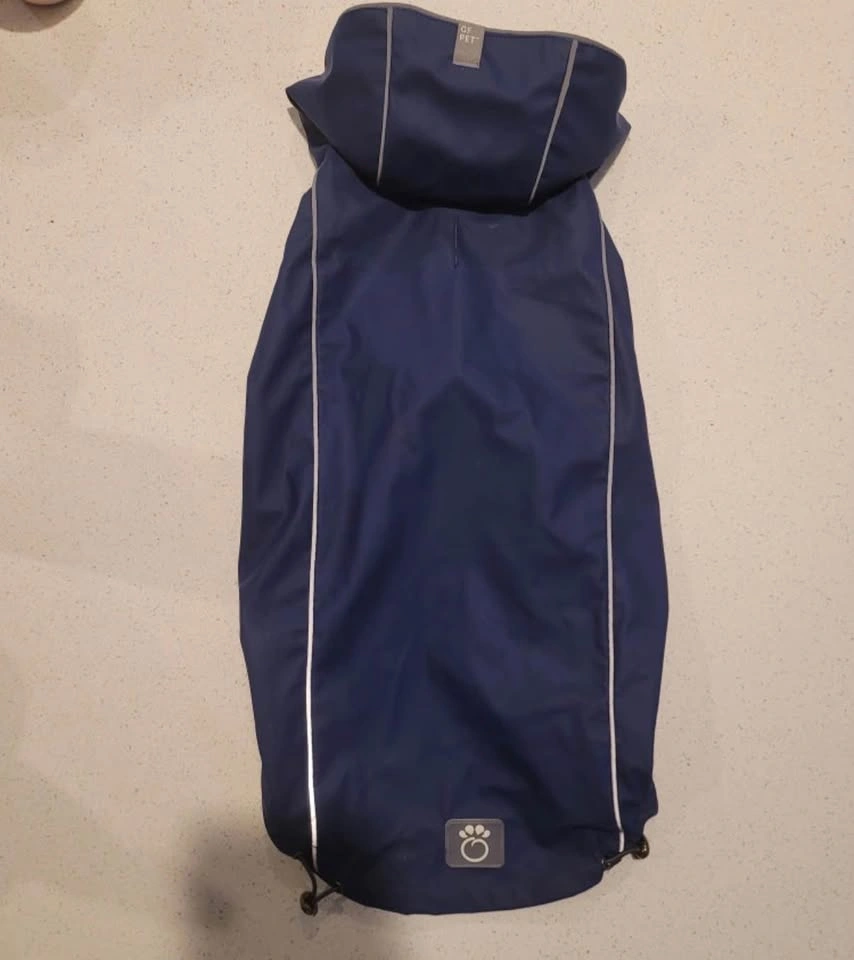 Gf pet reversible blue plaid dog raincoat - photo 2