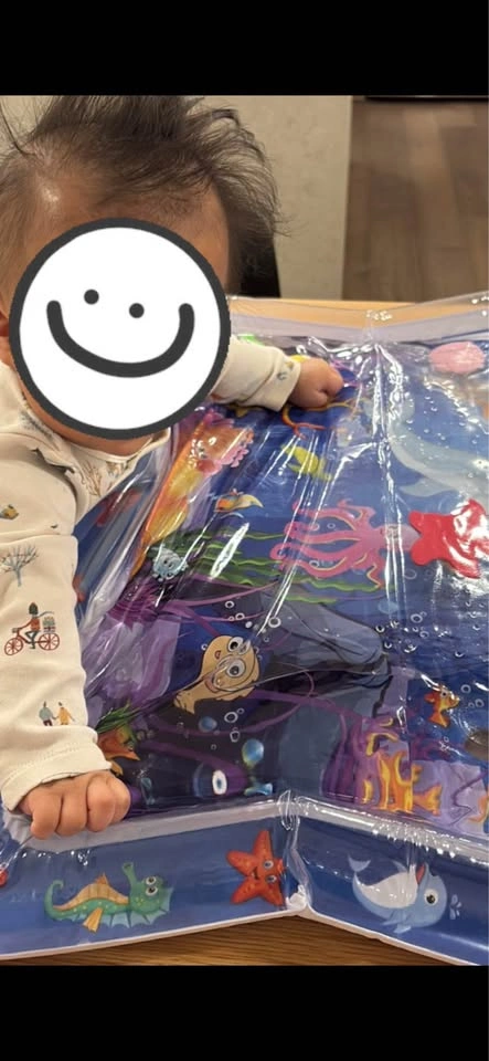 Inflatable Tummy Time & Sensory Water Mat - photo 2