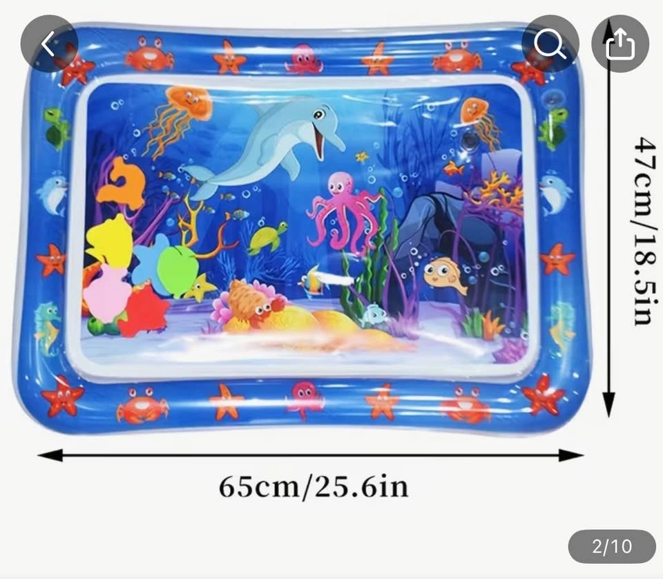 Inflatable Tummy Time & Sensory Water Mat - photo 3