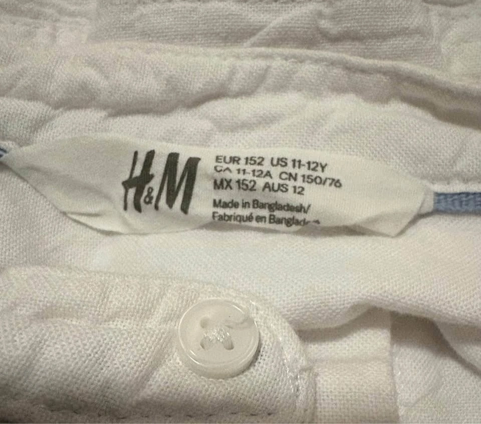 Boy's Long Sleeve Casual Shirt - H&M Size 11-12 - photo 2