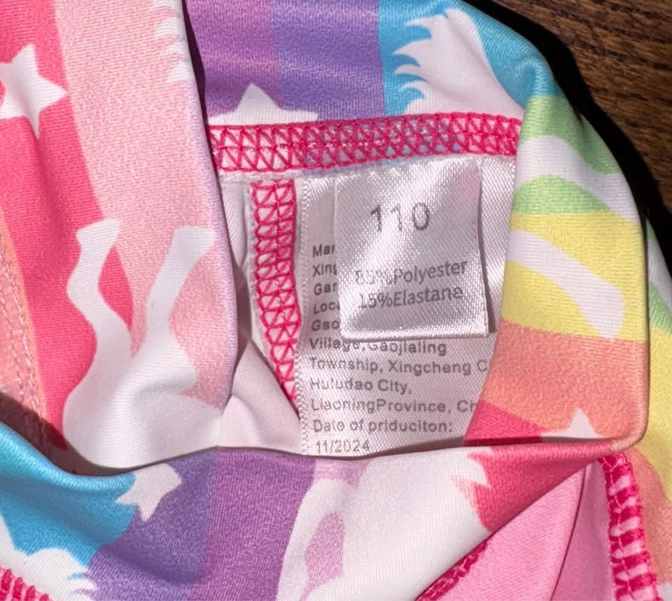 Size 110 Unicorn Swimsuit Set - photo 2
