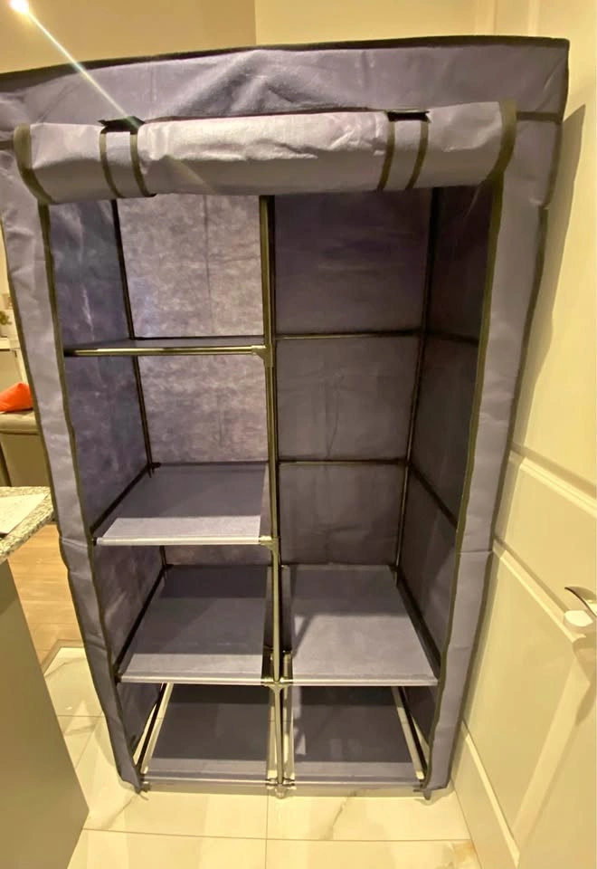 Portable Wardrobe Dark Blue BRAND NEW