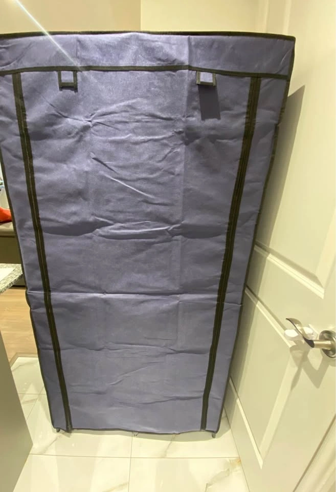 Portable Wardrobe Dark Blue BRAND NEW - photo 2