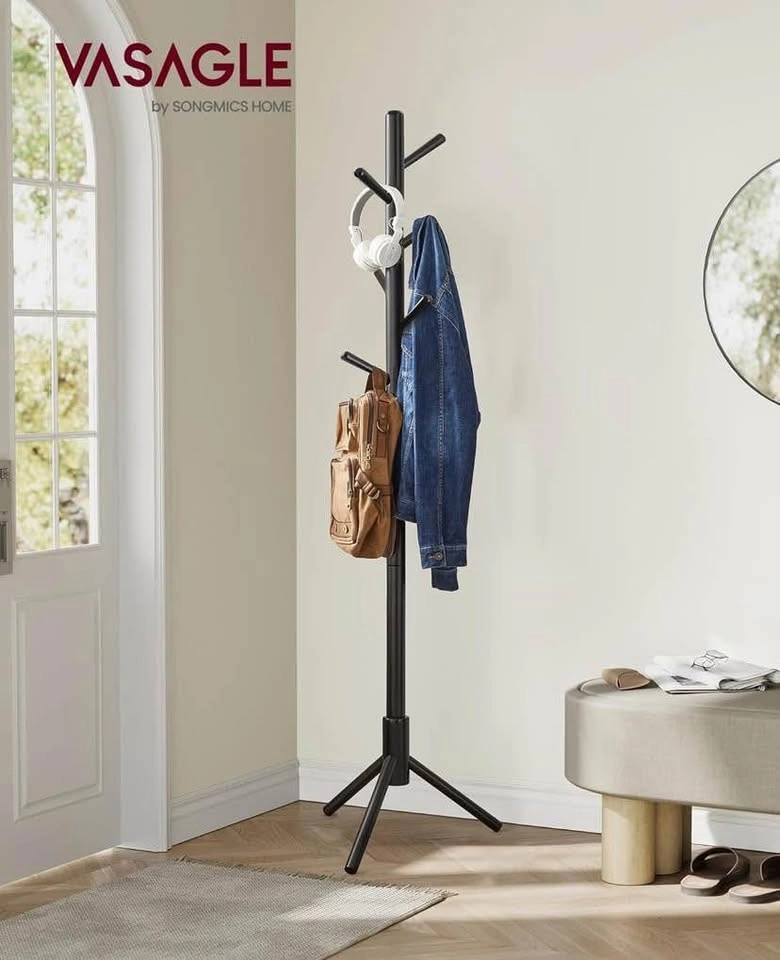 VASAGLE Solid Wood Tree Coat Rack - BRAND NEW UNASSEMBLED - photo 3