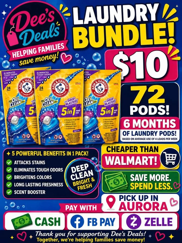$10 Laundry Bundle 72 PODS - photo 2