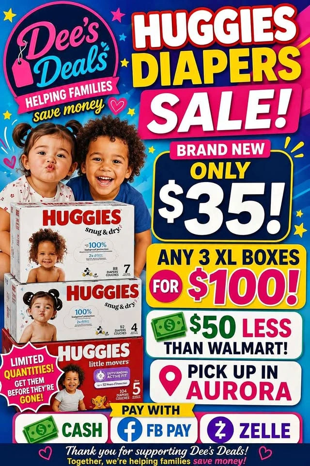 Huggies Diapers. Over 300 diapers for $100