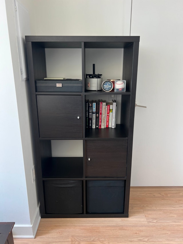 IKEA KALLAX Set: 2x4 Unit (with Doors) & 1x4 Tower - photo 2