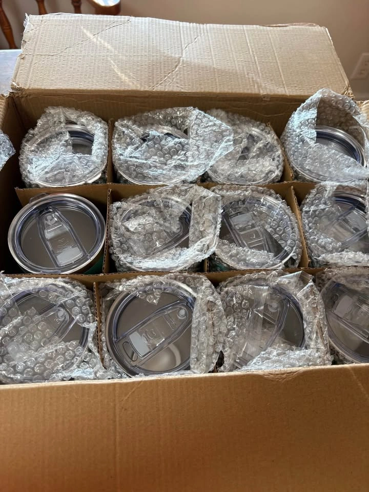 Case of 12 Aqua Insulated Tumblers for Crafters - photo 3
