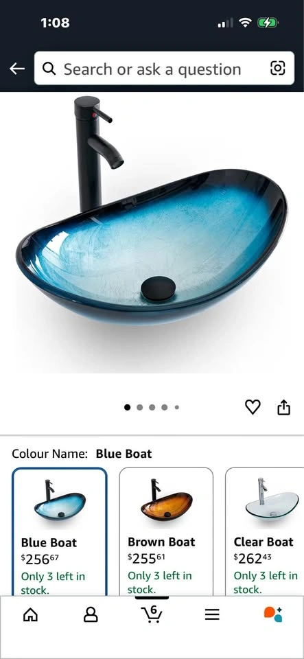 Sink vessel