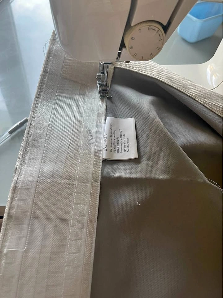Curtains long adjustable stitches