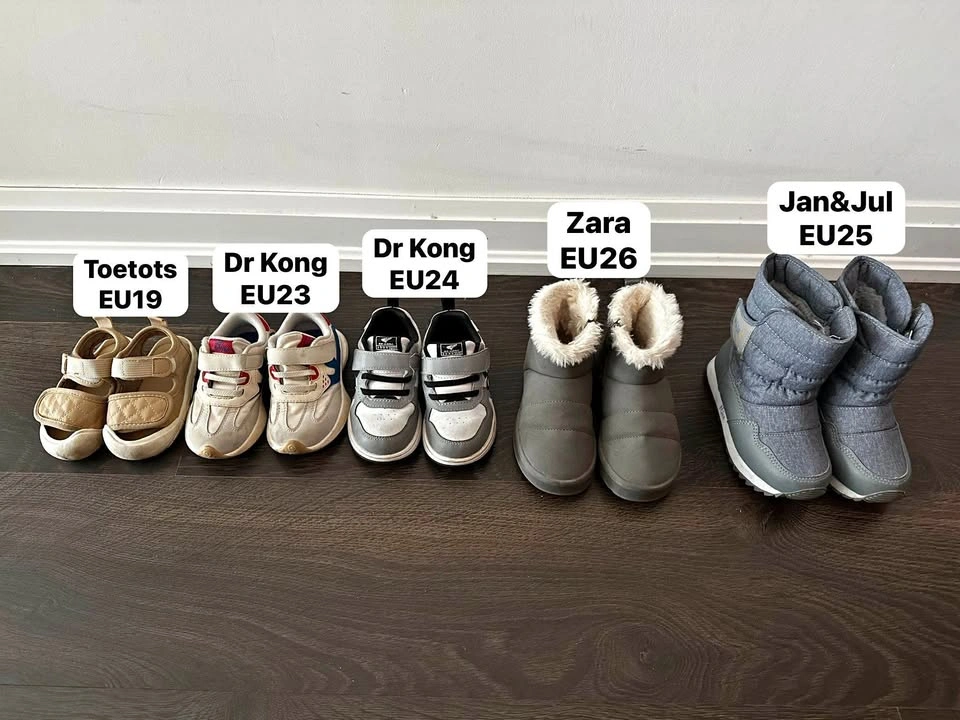 Toddler Shoes & Boots Bundle - Toetots, Dr Kong, Zara, Jan&Jul
