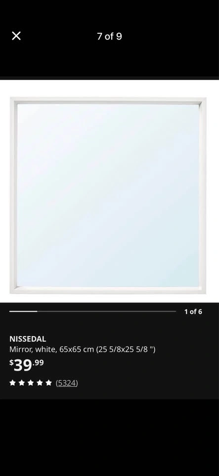 IKEA White Vanity Desk w/ Mirror & Storage - photo 3