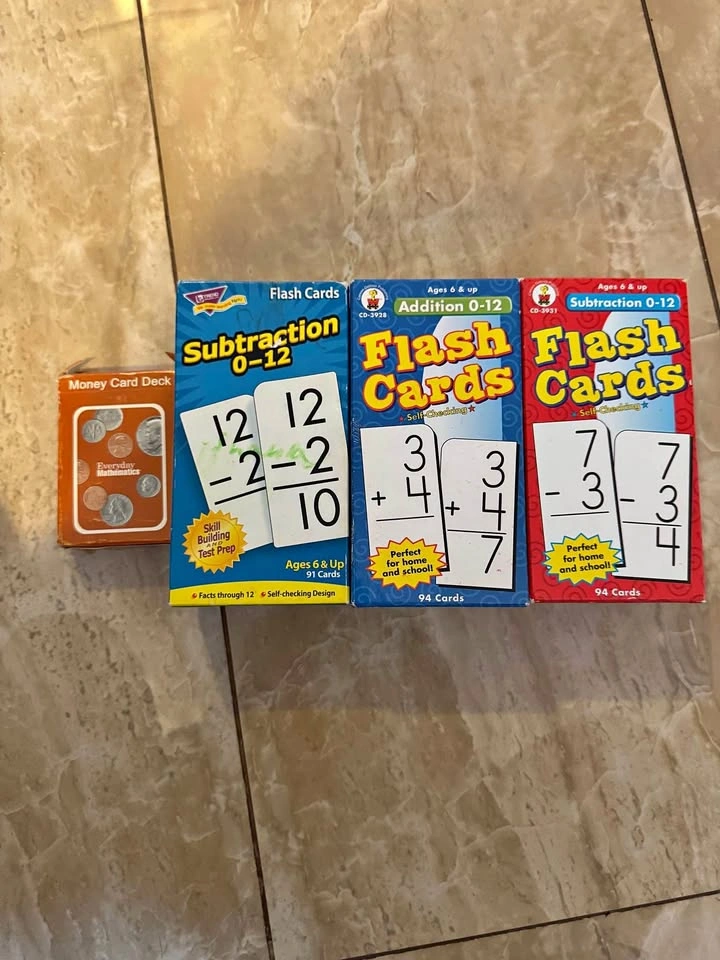 Addition+Subtraction/ Coin flash cards