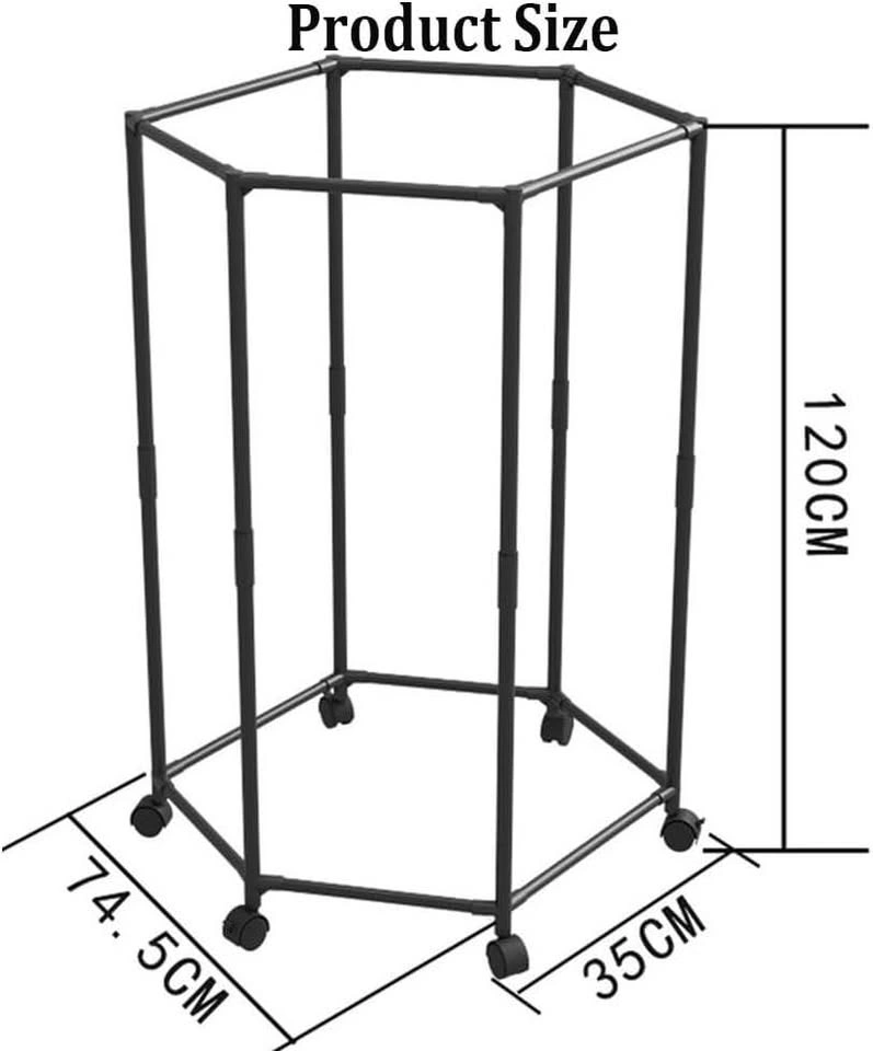 Floor Standing Rotatable Clothing Rack with Wheels - photo 2