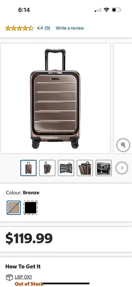 Brand new Ricardo 21.5 in Hardside Carry-on