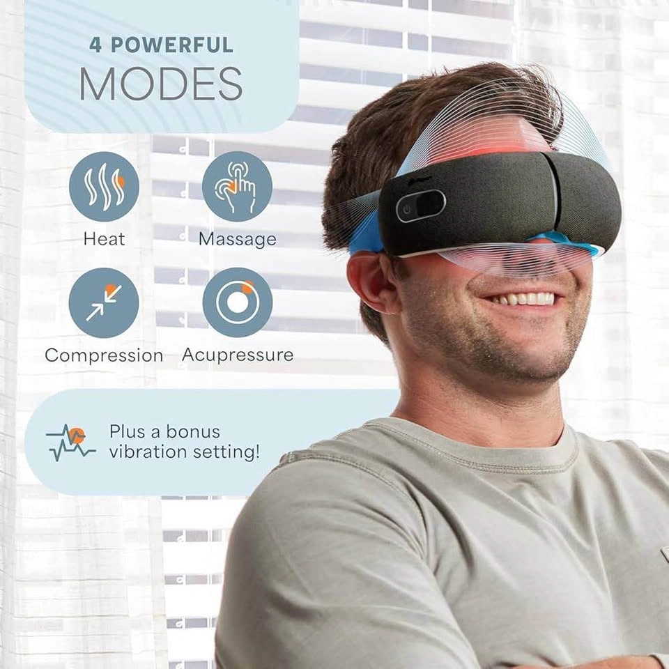 LifePro Eye Massager with Heat & Vibration - Blue - photo 2