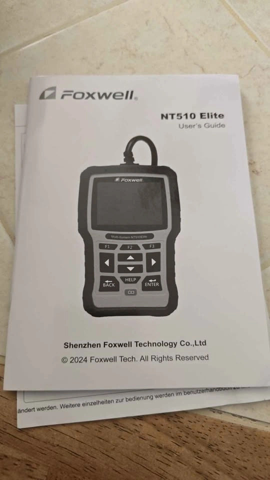 New Foxwell NT510 Elite OBD2 Diagnostic Scanner - photo 3
