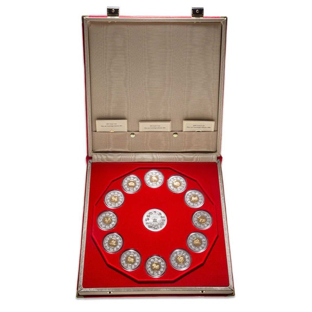12 Chinese Zodiac 15 Dollar Silver Coins