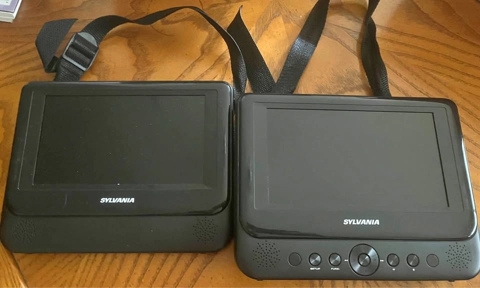 Sylvania 7" Dual Screen Portable Car DVD Player (SDVD8739)
