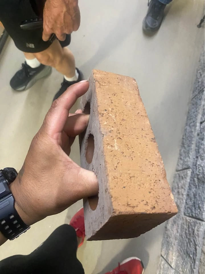 1000 Free delivery New Red Clay 3-Hole Bricks - photo 2