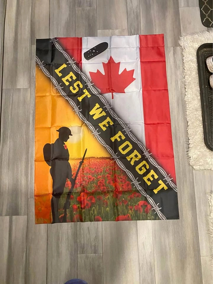 New free delivery Lest We Forget flag