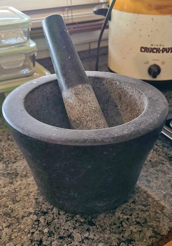 Stone Mortar and Pestle