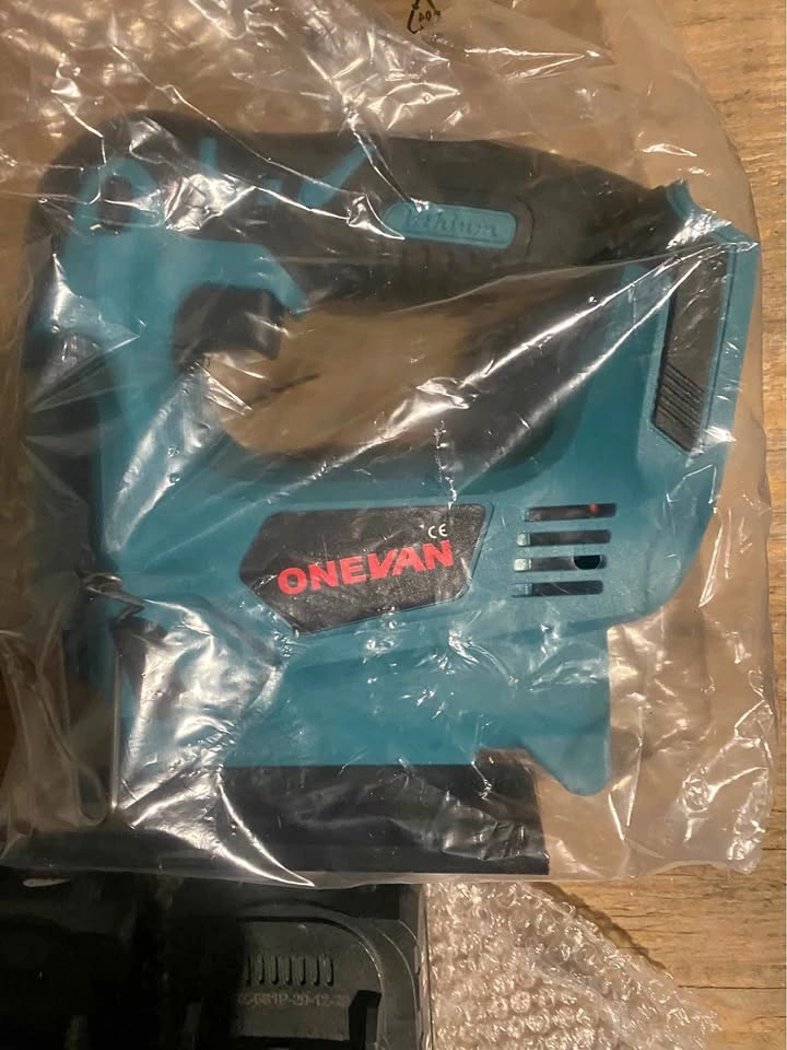 Free delivery New ONEVAN Cordless jigsaw w/ 2 Batteries & Blades