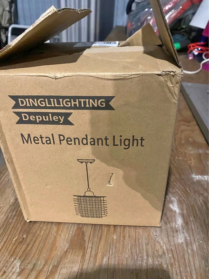 Free delivery DINGLILIGHTING Depuley Metal Pendant Light - photo 2