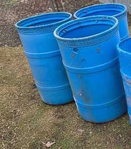 Heavy Duty Plastic Rain Barrels