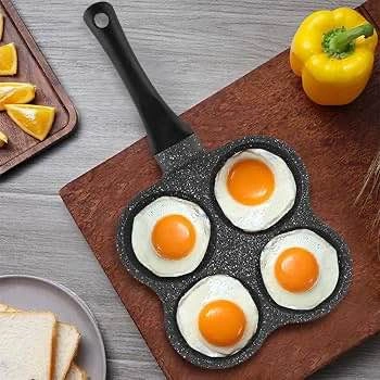 4-Hole Non-Stick Egg Frying Pan - photo 2